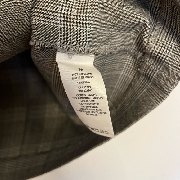 5/20$ Dynamite Gray Plaid Women's Skirt size medium - Picture 4 of 6